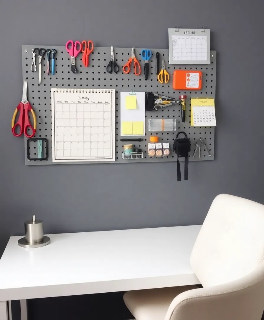 22 Functional Home Office Organization Tricks to Create Your Dream Workspace (#6 Will Blow Your Mind!) - 9. Utilize Wall Space