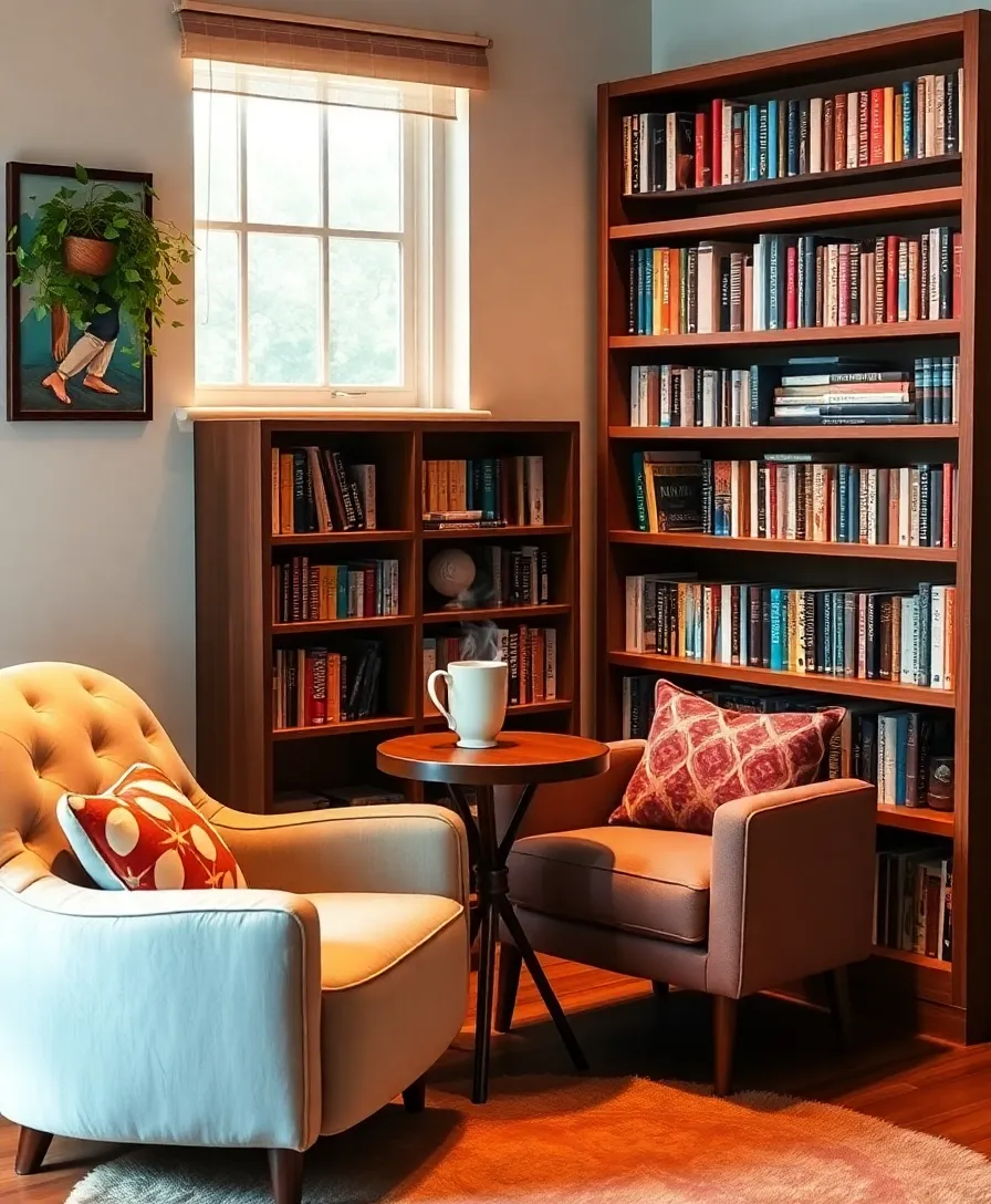 22 Functional Home Office Organization Tricks to Create Your Dream Workspace (#6 Will Blow Your Mind!) - 10. A Cozy Reading Nook
