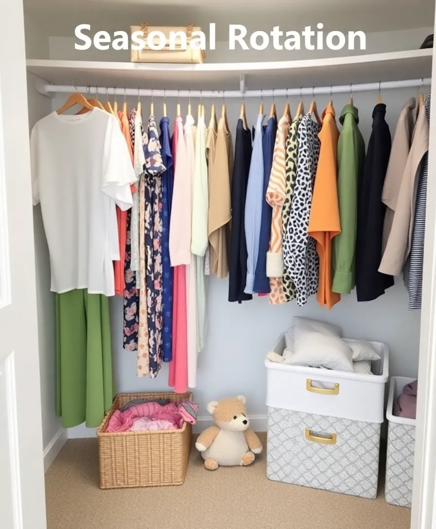 22 Trendy Closet Organization Ideas That Will Inspire You to Declutter (Don’t Miss #13!) - 13. Seasonal Rotation