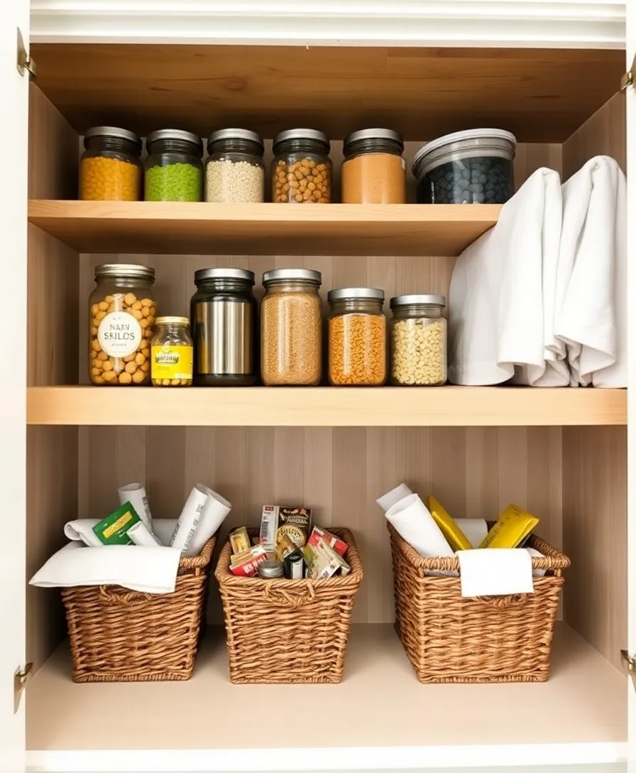 22 Kitchen Organization Hacks for Small Spaces You Wish You Knew Sooner! - 2. Under-Shelf Baskets