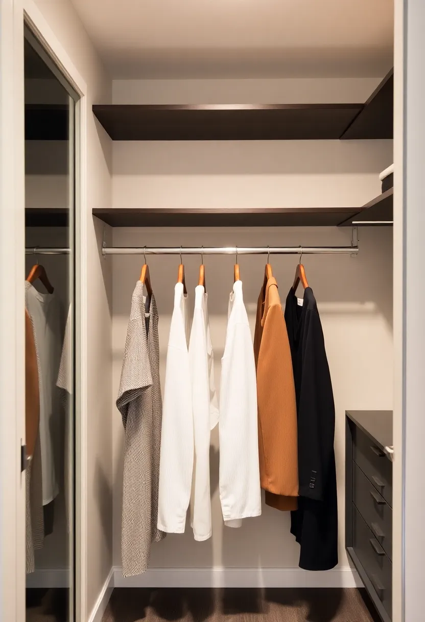 22 Walk-In Closet Organization Ideas That'll Make You Wonder Why You Didn't Do This Sooner! - 21. Embrace Minimalism