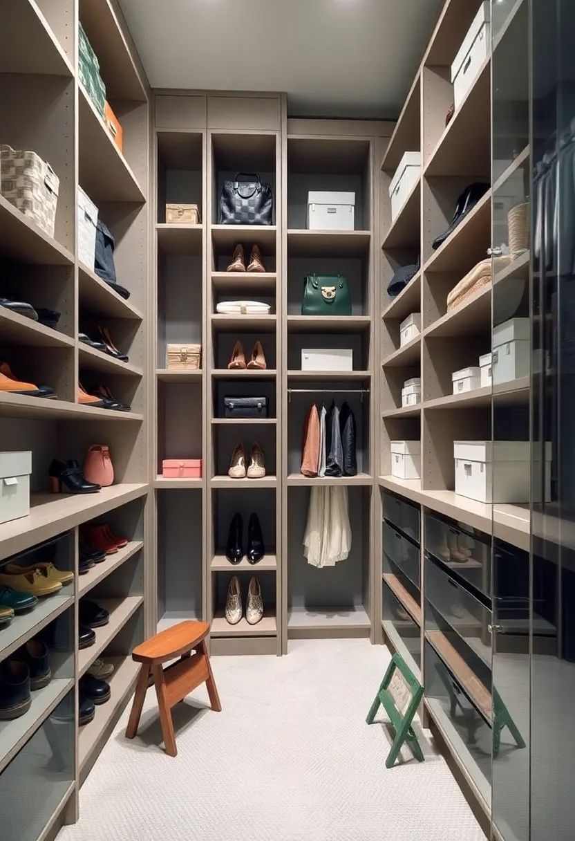22 Walk-In Closet Organization Ideas That'll Make You Wonder Why You Didn't Do This Sooner! - 16. Use Vertical Space Wisely