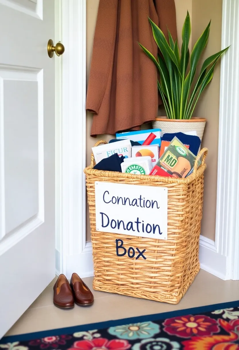 21 Organization Ideas for the Home That Will Change Your Life! (You Won't Believe #11!) - 1. Clear Out the Clutter with a Donation Box