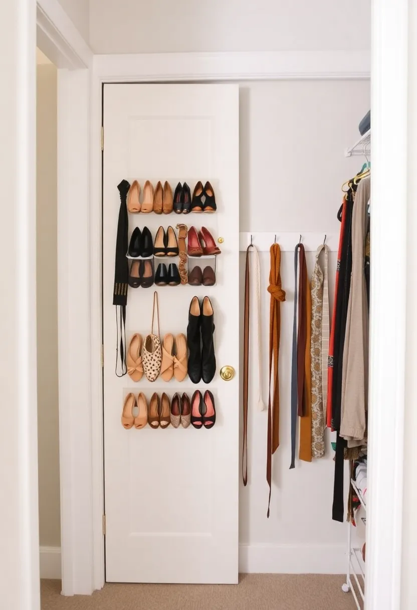 22 Walk-In Closet Organization Ideas That'll Make You Wonder Why You Didn't Do This Sooner! - 4. Utilize Door Space