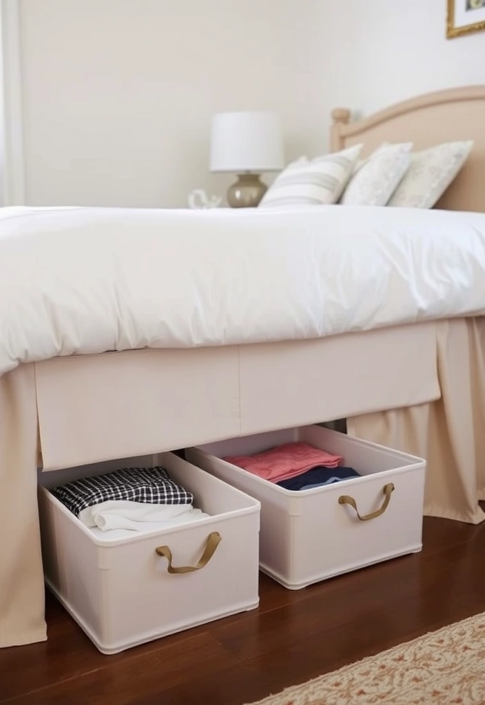 21 DIY Organization Ideas That Will Transform Your Chaos into Calm (You Won't Believe #10!) - 3. Under-Bed Storage Solutions