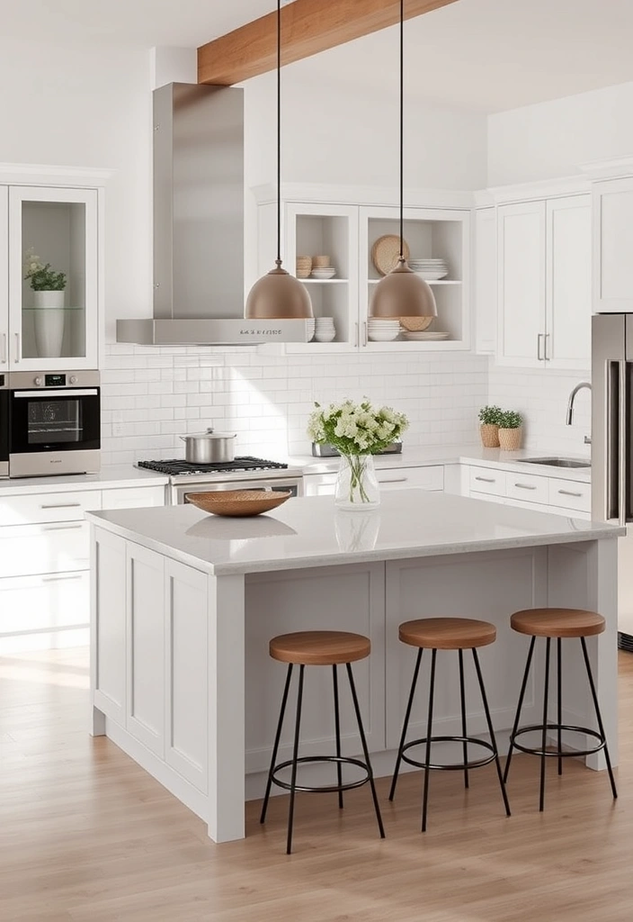 21 Minimalist Kitchen Cabinet Organization Ideas for a Clutter-Free Home! - 14. Multi-Purpose Kitchen Island