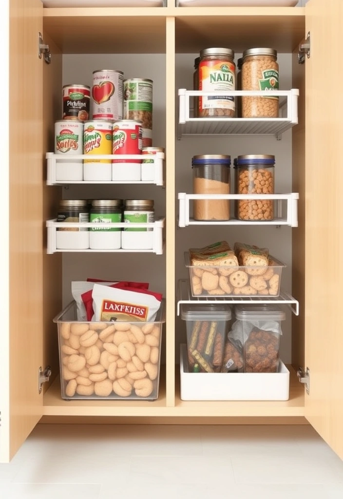 21 Minimalist Kitchen Cabinet Organization Ideas for a Clutter-Free Home! - 4. Vertical Storage Solutions