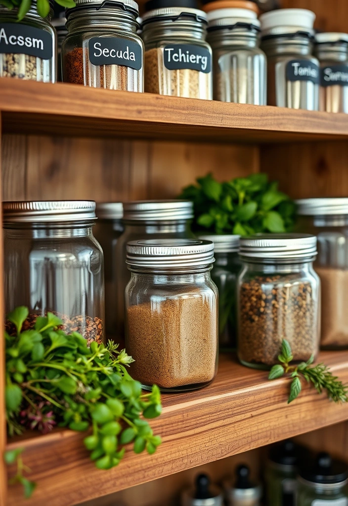 21 Dollar Store DIY Organization Hacks That Will Change Your Life (You Won't Believe #15!) - 1. Stylish Spice Jar Storage