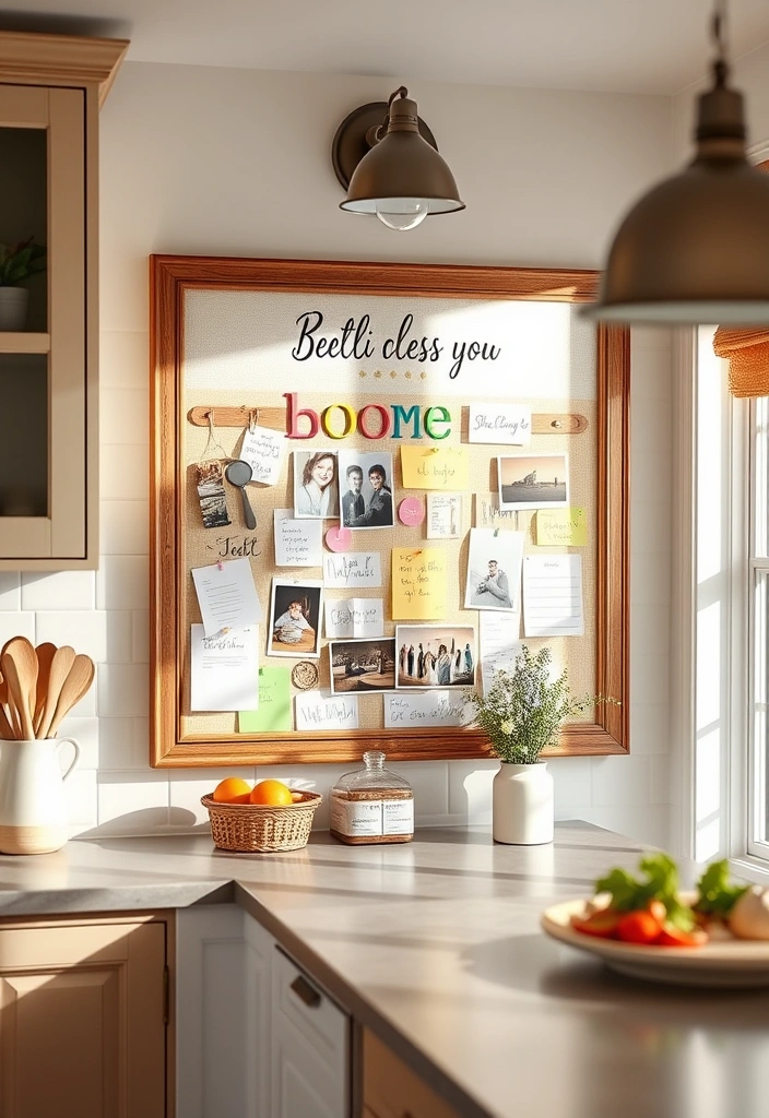 21 Dollar Store DIY Organization Hacks That Will Change Your Life (You Won't Believe #15!) - 18. Personalized Message Board