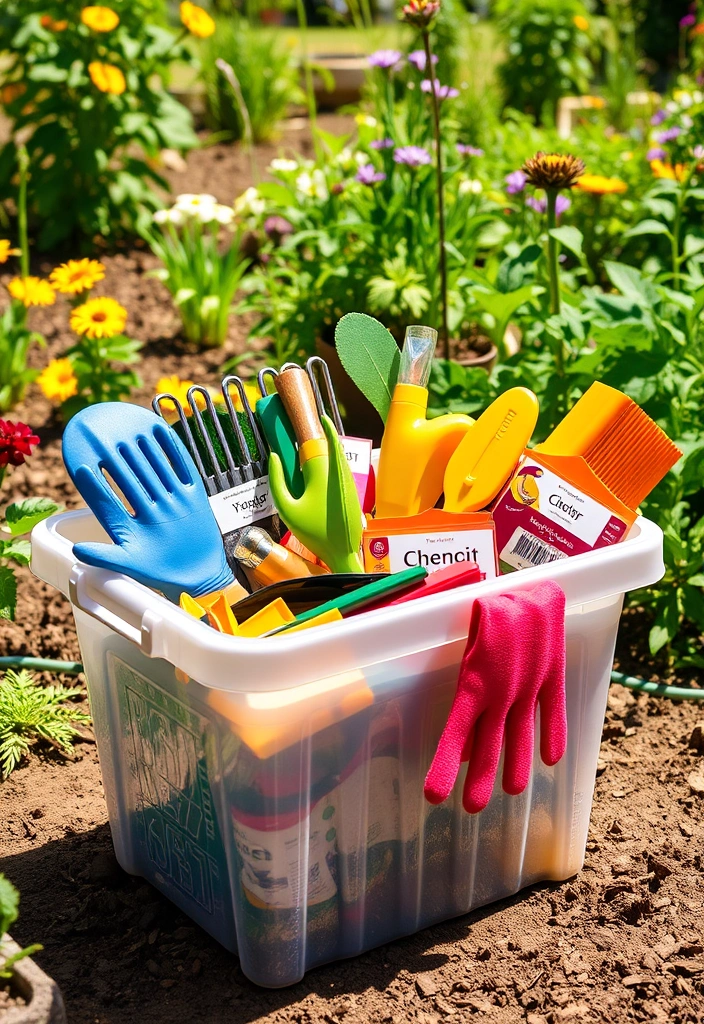 21 Dollar Store DIY Organization Hacks That Will Change Your Life (You Won't Believe #15!) - 19. Creative Garden Tool Storage