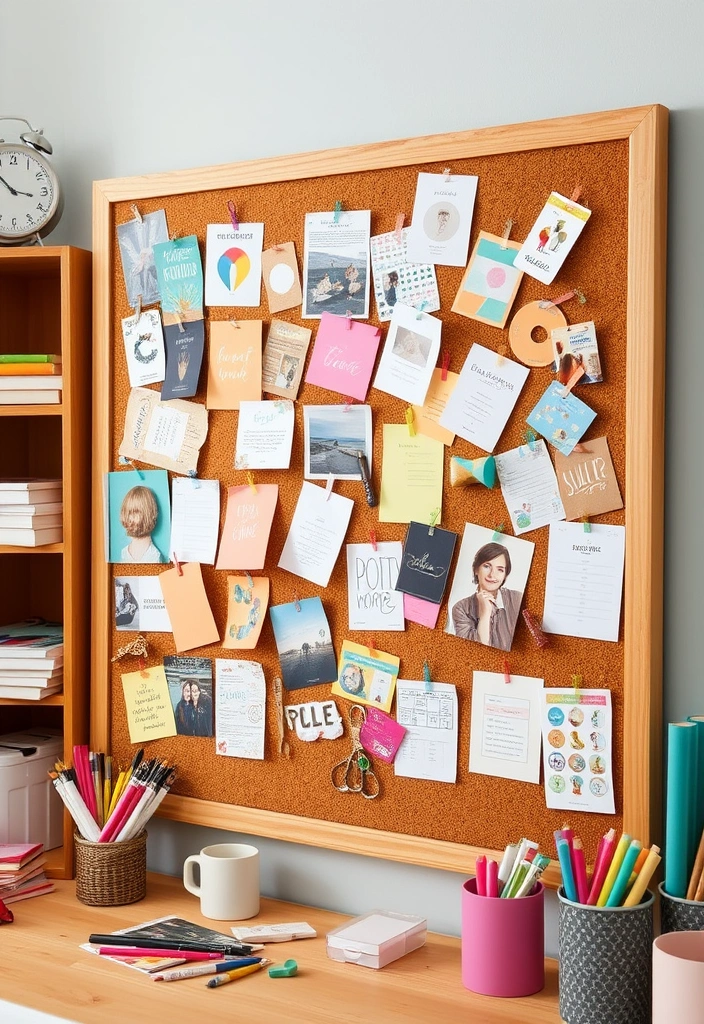 21 Craft Organization Ideas That Will Make You Wonder Why You Didn't Do This Sooner! - 19. Crafting Inspiration Board