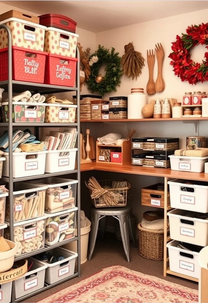 21 Craft Organization Ideas That Will Make You Wonder Why You Didn't Do This Sooner! - 21. Seasonal Craft Supply Rotation