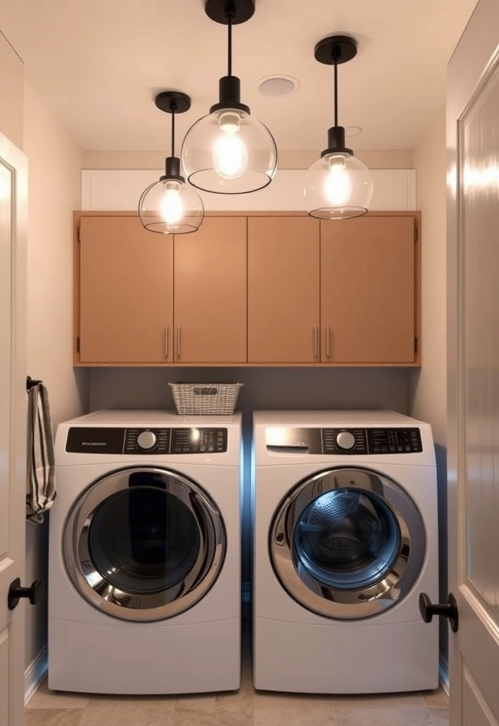 21 Laundry Room Organization Ideas That Will Make You Excited to Do Laundry! - 17. Smart Lighting Solutions